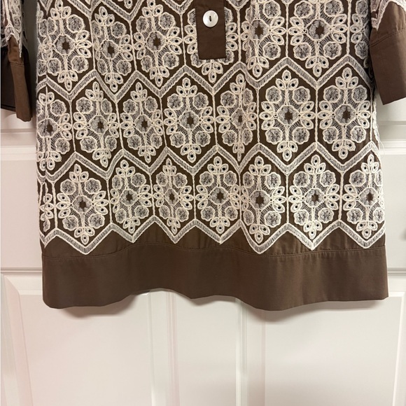 Tuckernuck Mocha Mousse Lace Collier Dress – Size Small - EUC - Picture 10 of 13